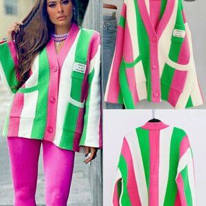 Jascls Colorful Cardigan